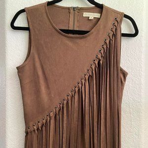 Suede Mini Dress
